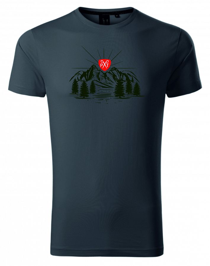 Pánské tričko myslivecké s přírodou PXT CREATIVE 153 light anthracite vel. S  - Obrázek Pánské tričko myslivecké s přírodou PXT CREATIVE 153 light anthracite vel. S  - Obrázek